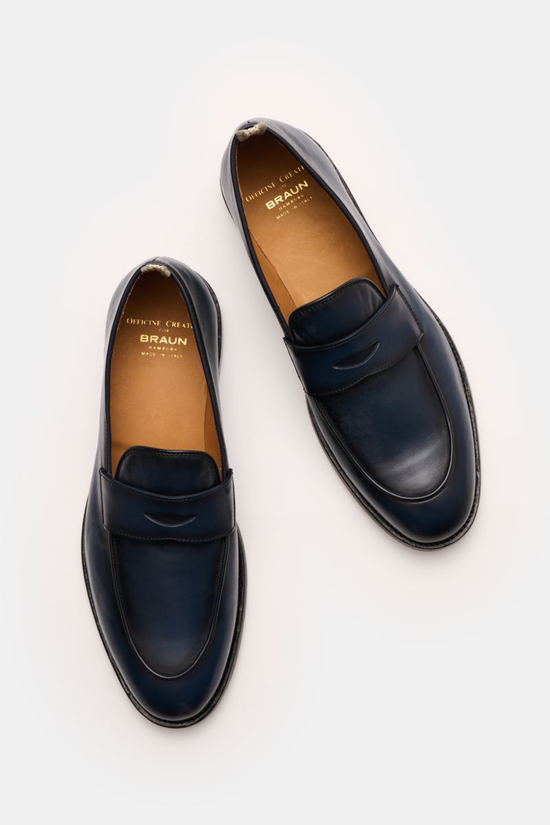 Officine Creative Penny loafers 'Opera 001' navy