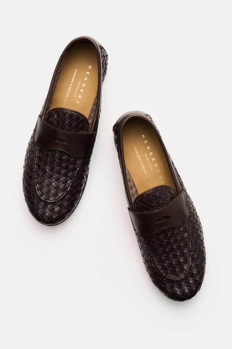 Henderson Penny loafers dark brown