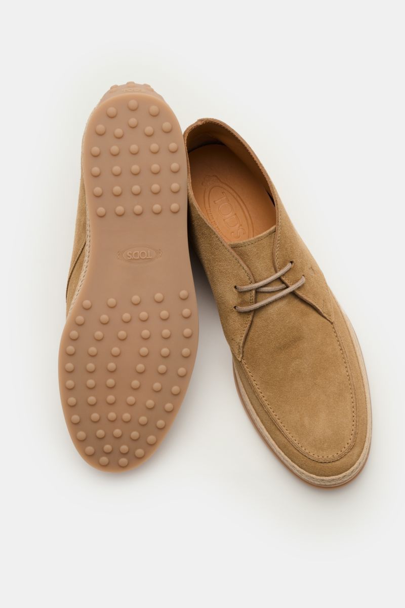 Tod's Desert boots 'Polacco Gomma Rafia' light brown