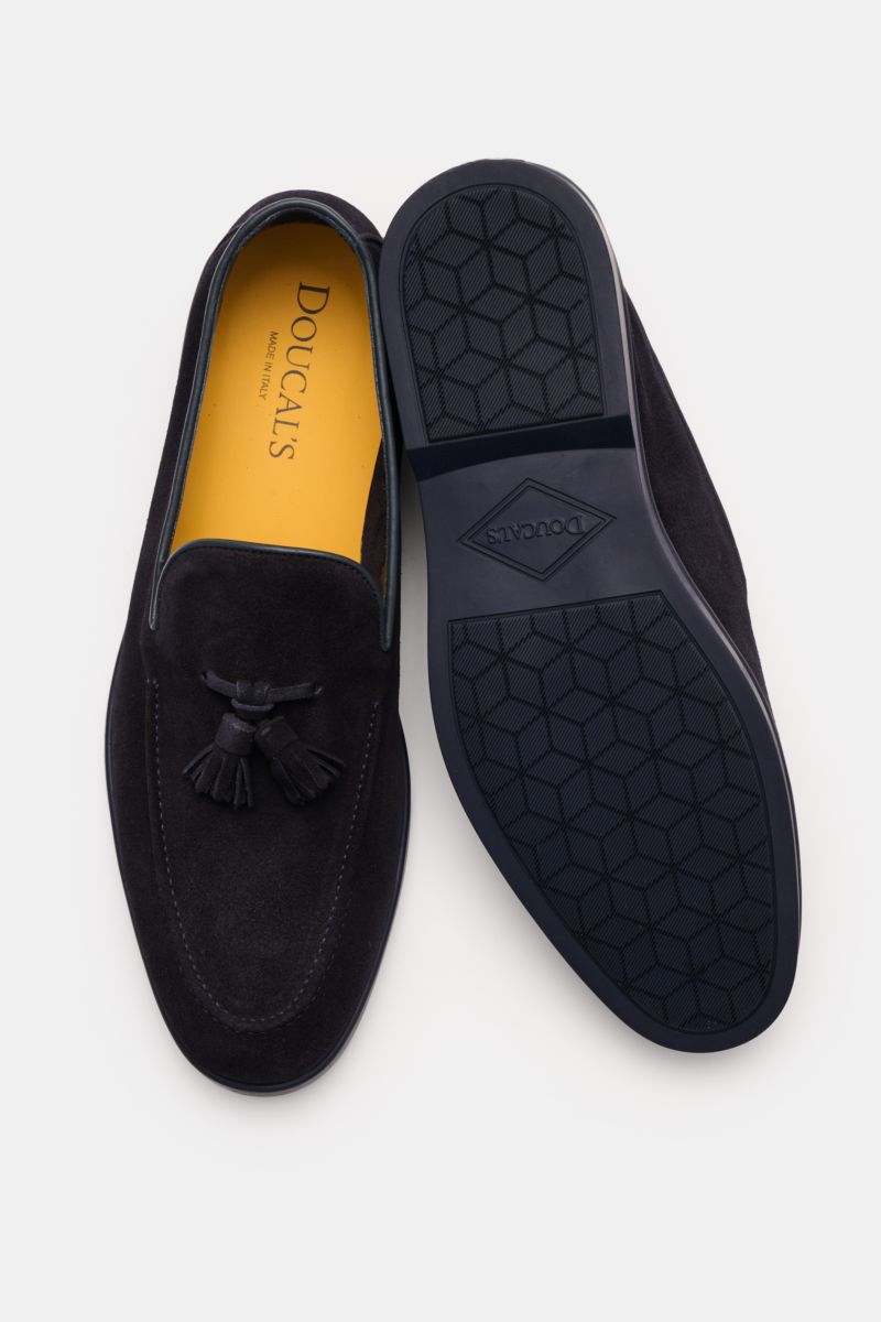 Doucal's Tassel Loafer 'Visone' dark navy