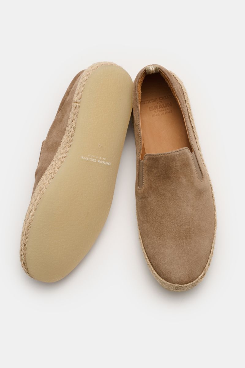 Officine Creative Espadrilles 'Bowline' taupe