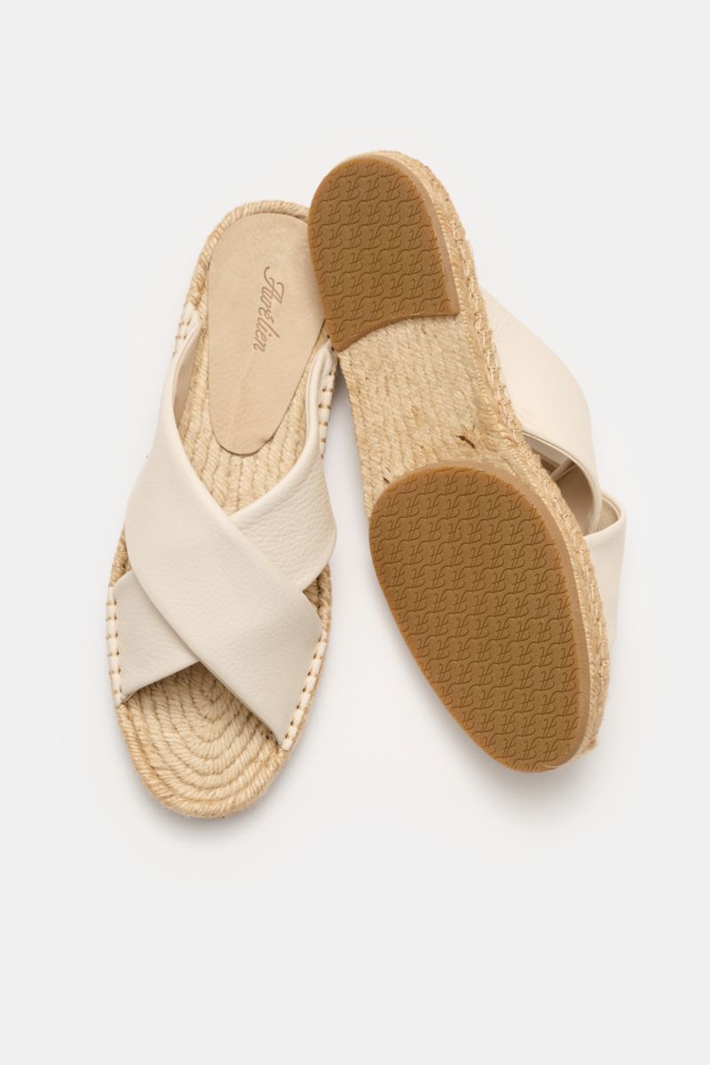 Aurélien Pantolette 'Beachside' creme