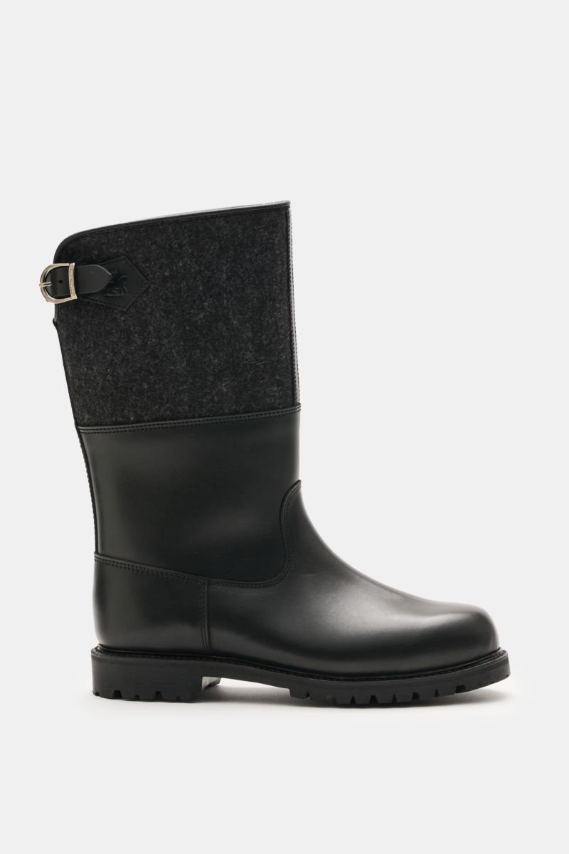 Ludwig Reiter Boot schwarz/dunkelgrau meliert