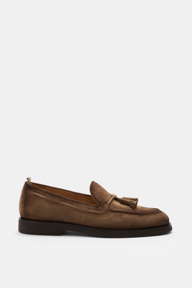 Officine Creative Tassel Loafer 'Opera Flexi 106' braun
