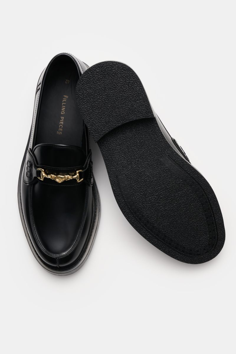 Filling Pieces Horsebit Loafer 'Polido' schwarz