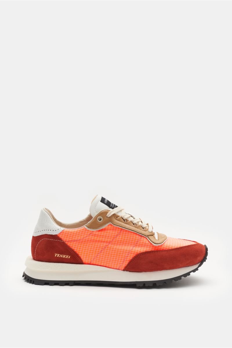 Sneaker 'Tenkei' orange/rostbraun/beige gemustert