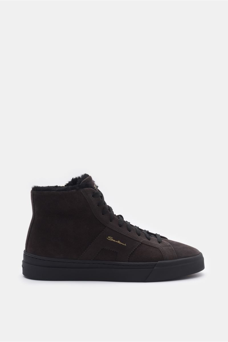 High Top Sneaker 'Double Buckle' anthrazit