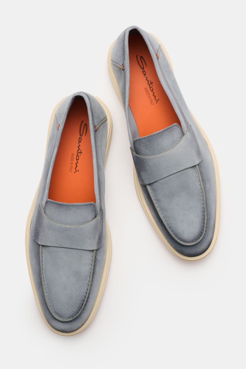 Santoni Loafers smoky blue