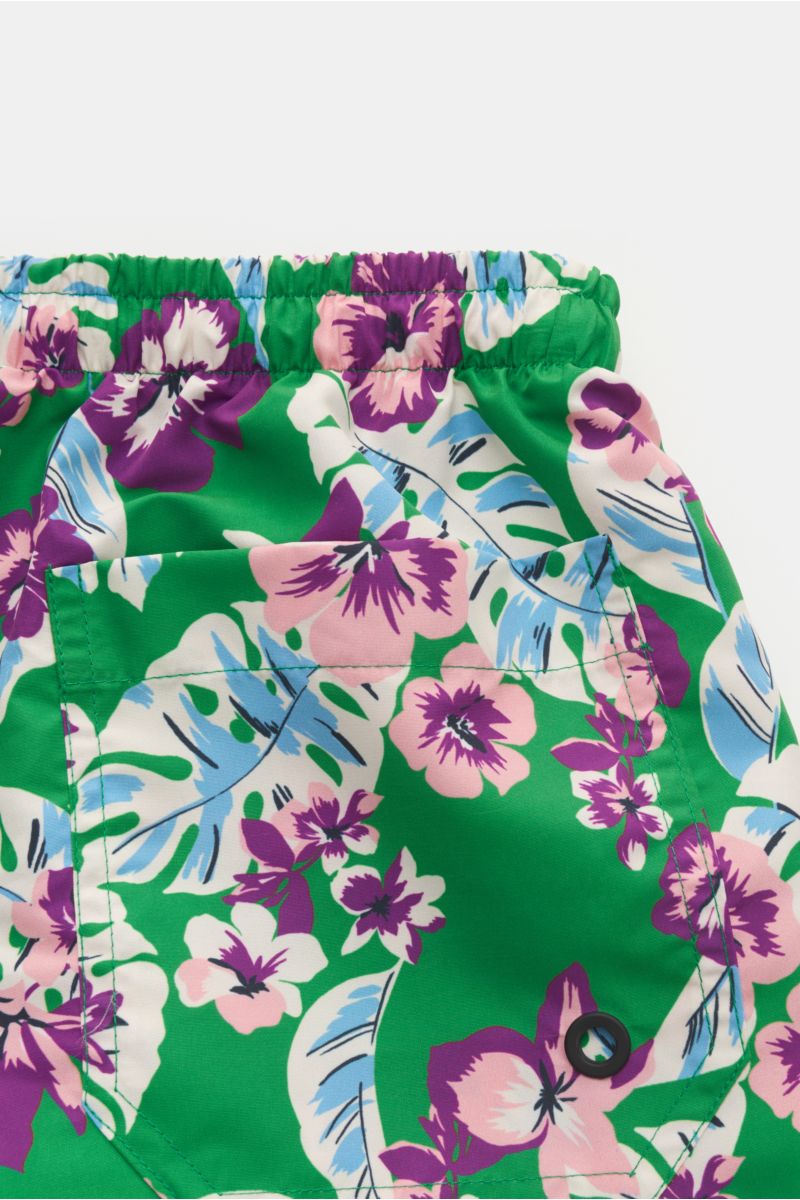 PT Torino Swim shorts green/purple patterned