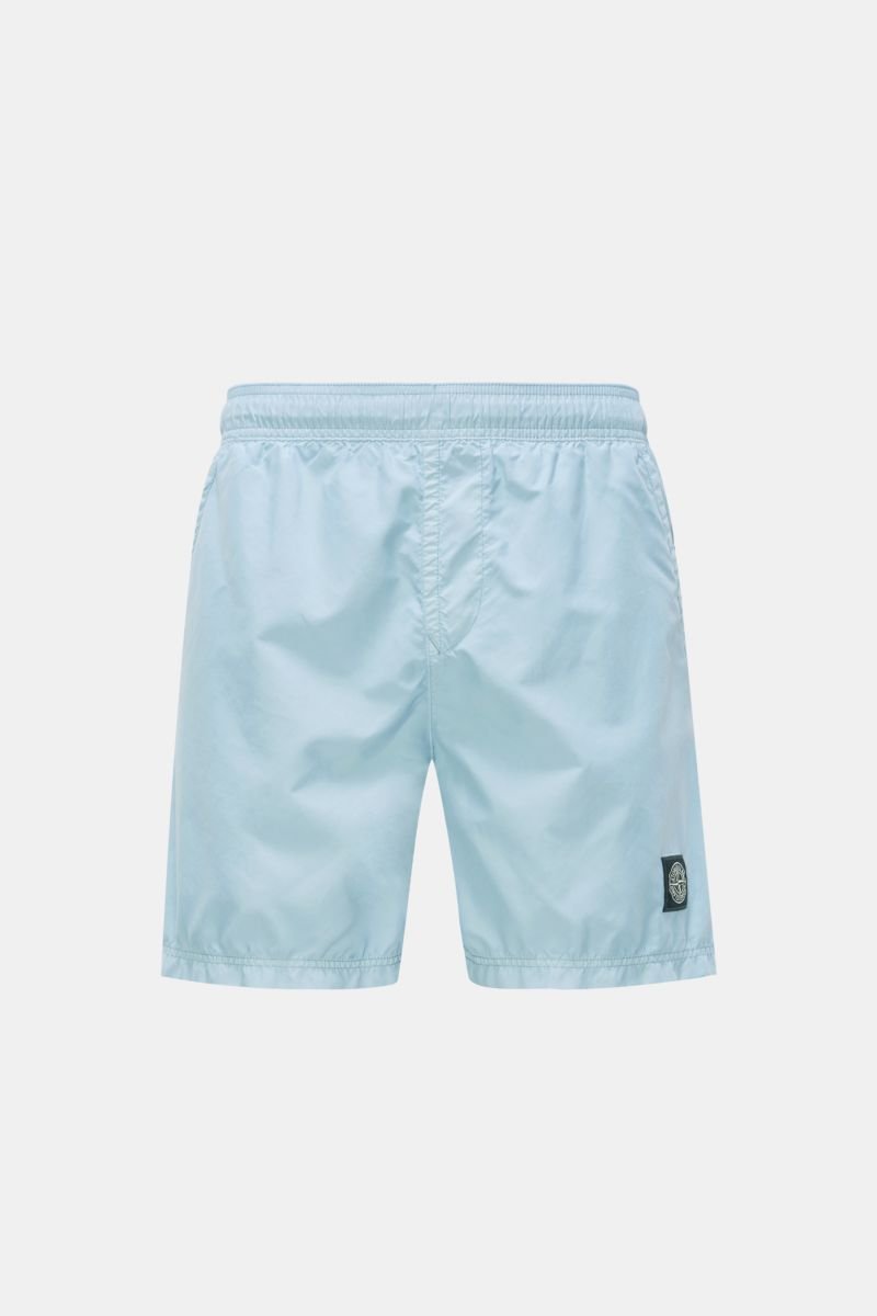 Swim shorts 'Brushed Nylon' light blue