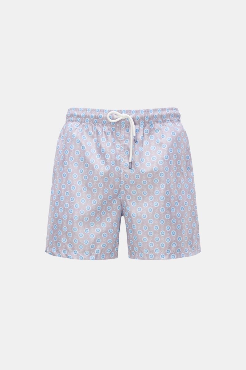 shorts swim blue/red/grey Hamburg BRAUN | patterned MISSONI light