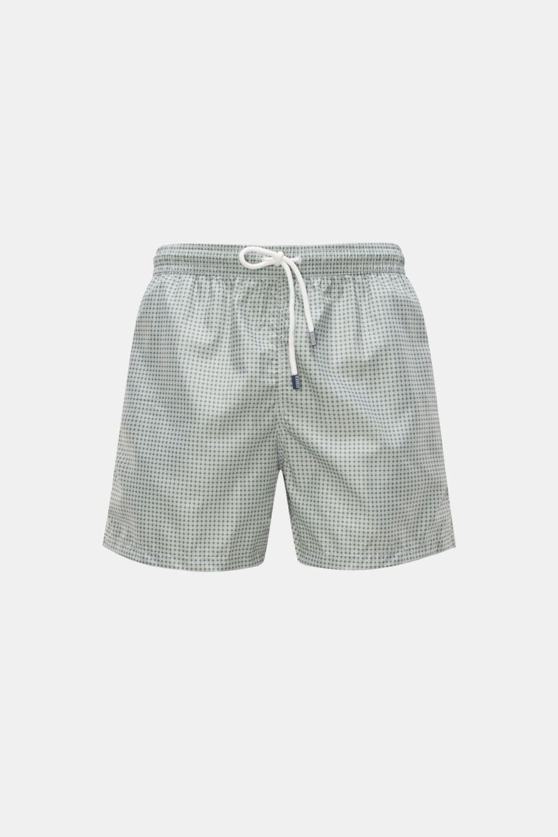 Swim shorts 'Madeira Airstop' green patterned