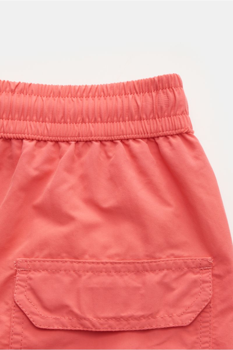 04651/ A trip in a bag Swim shorts 'Plain Swim' coral
