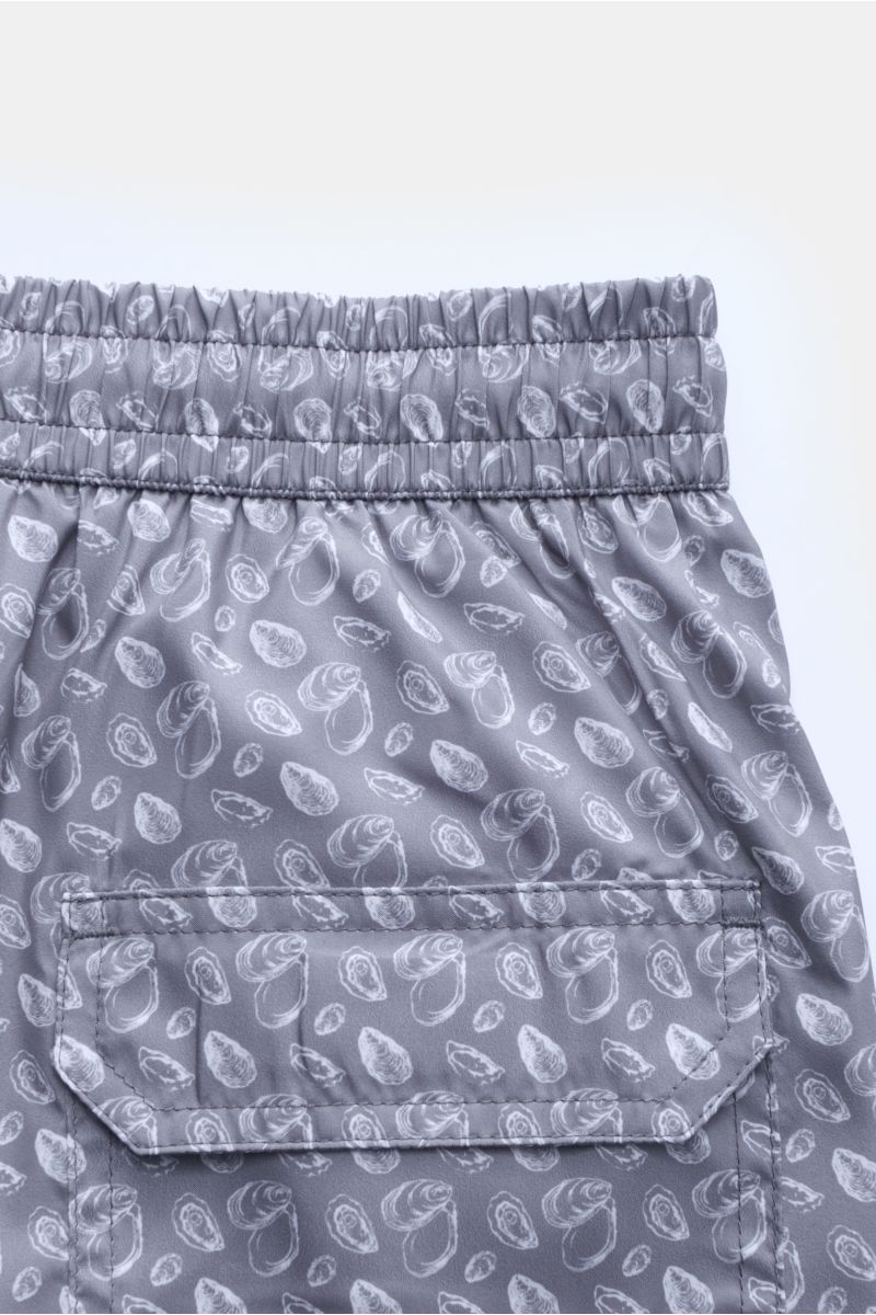 04651/ A trip in a bag Swim shorts, grey patterned