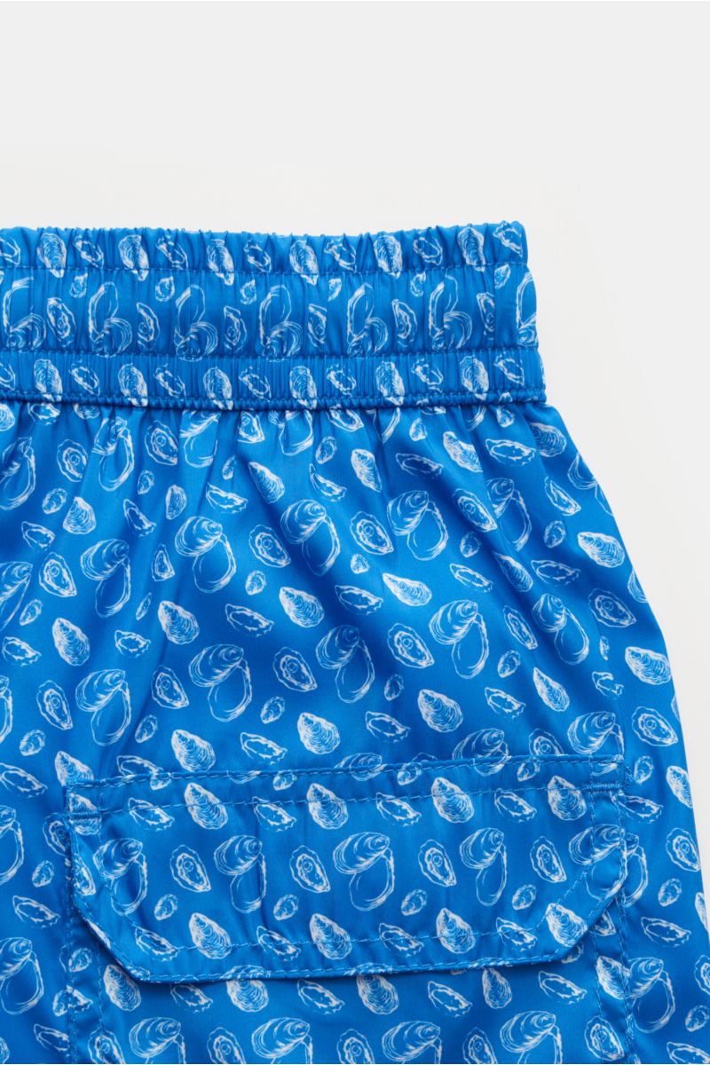 04651/ A trip in a bag Swim shorts, blue patterned
