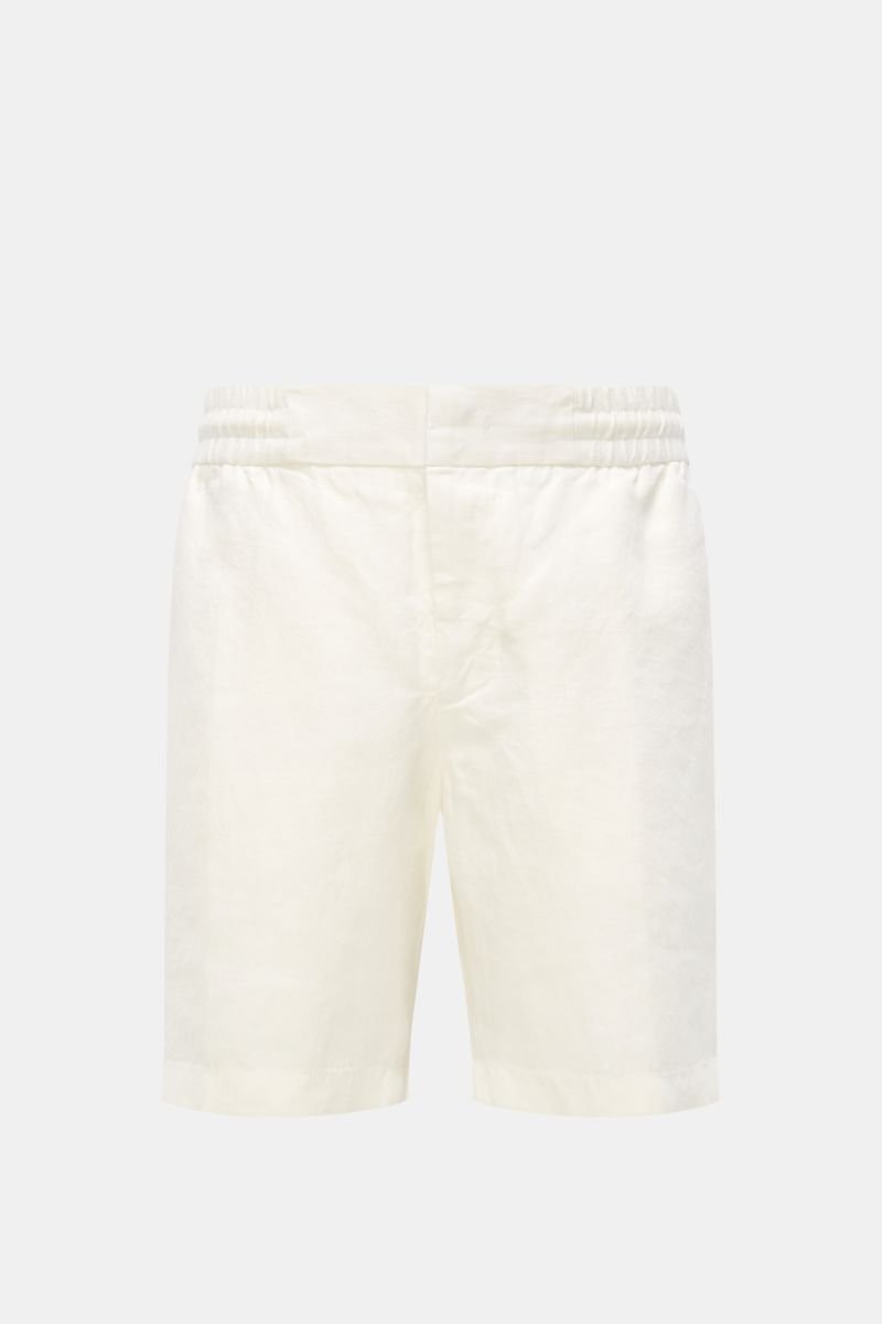 Linen shorts 'Cornell' off-white