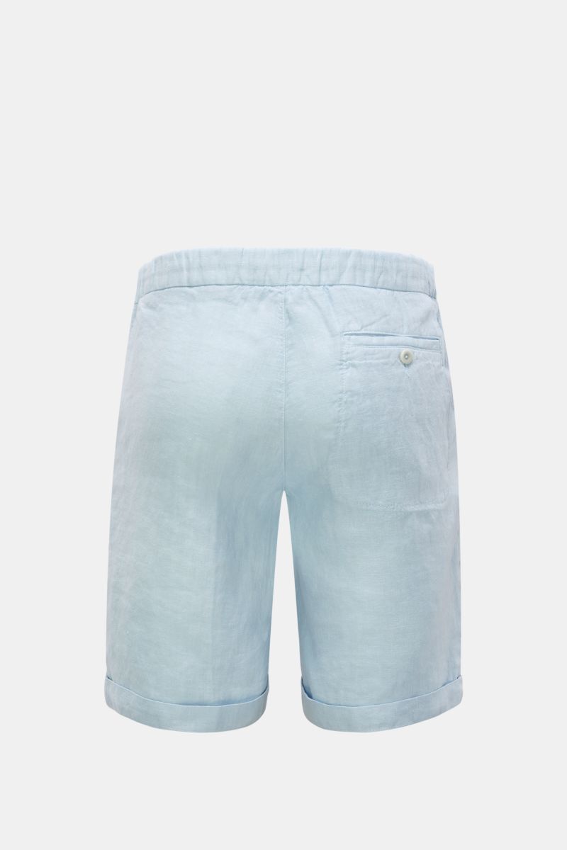 04651/ A trip in a bag Leinen-Bermudas 'Linen Bermuda' hellblau