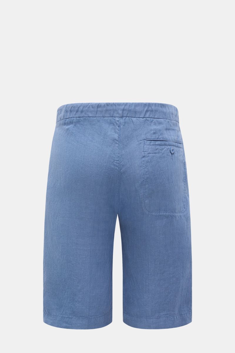 04651/ A trip in a bag Linen bermudas 'Linen Bermuda' smoky blue