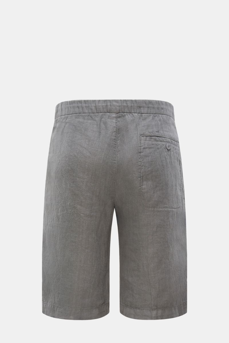 04651/ A trip in a bag Linen bermudas 'Linen Bermuda' grey