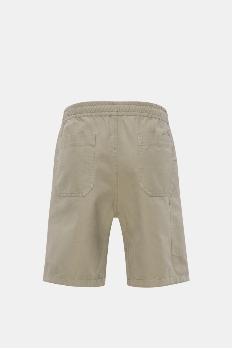 A.P.C. Cotton shorts grey-green