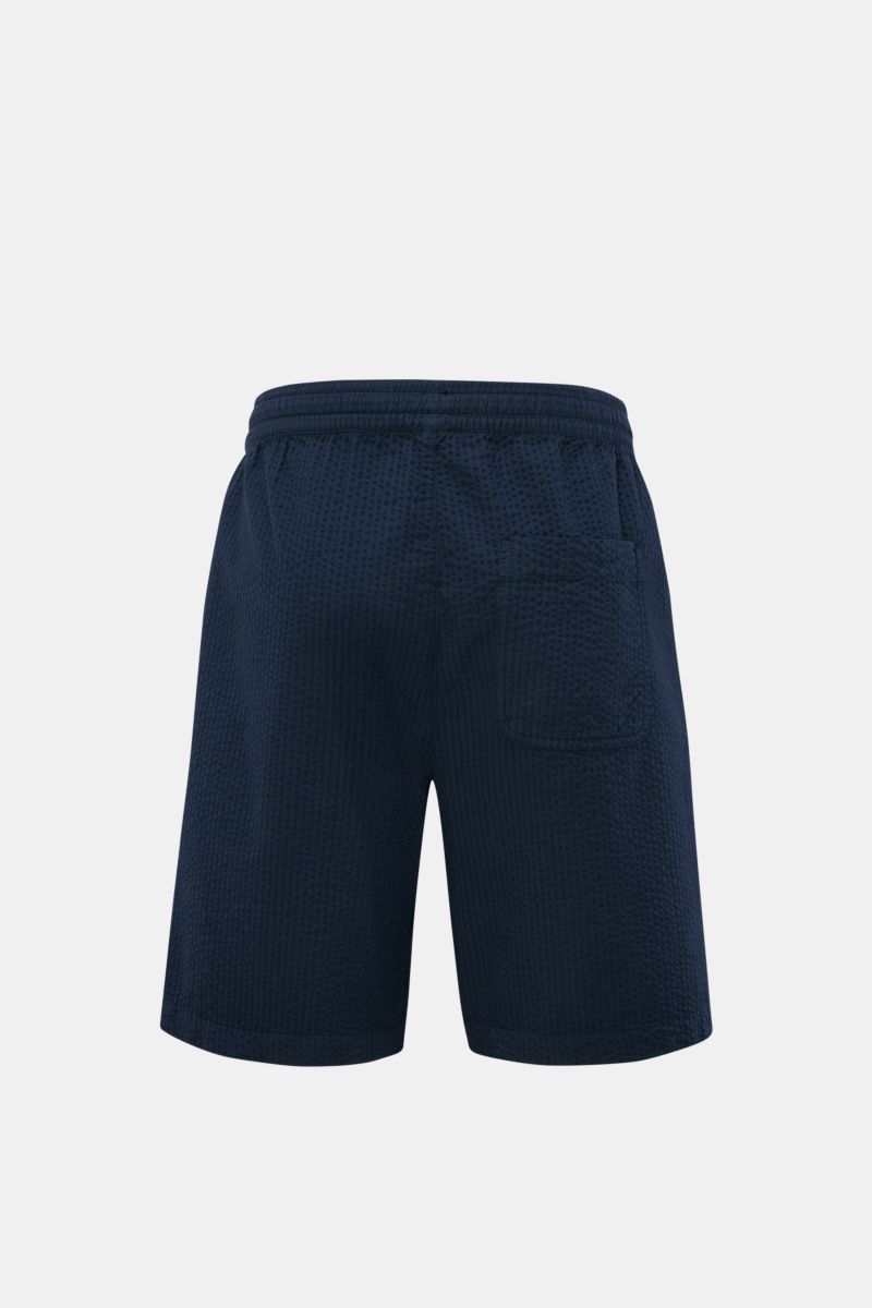 04651/ A trip in a bag Seersucker-Shorts navy