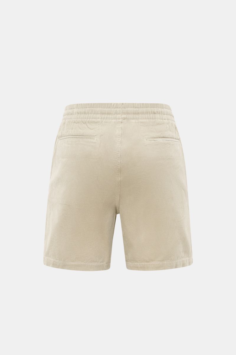 Polo Ralph Lauren Cord-Shorts sand, Rückansicht, reine Baumwolle, weicher Griff, Regular Fit, elastischer Bund, französische Taschen, Logo-Stickerei, Cordstruktur