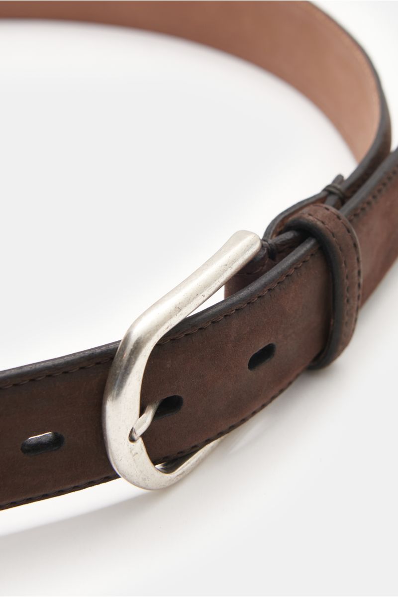 Fausto Colato Belt antelope leather brown