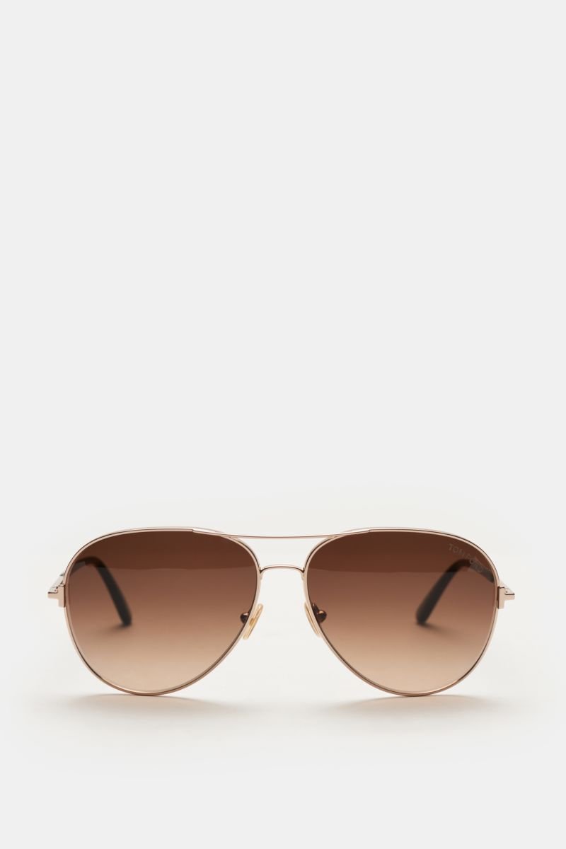 Sonnenbrille 'Clark' roségold/braun