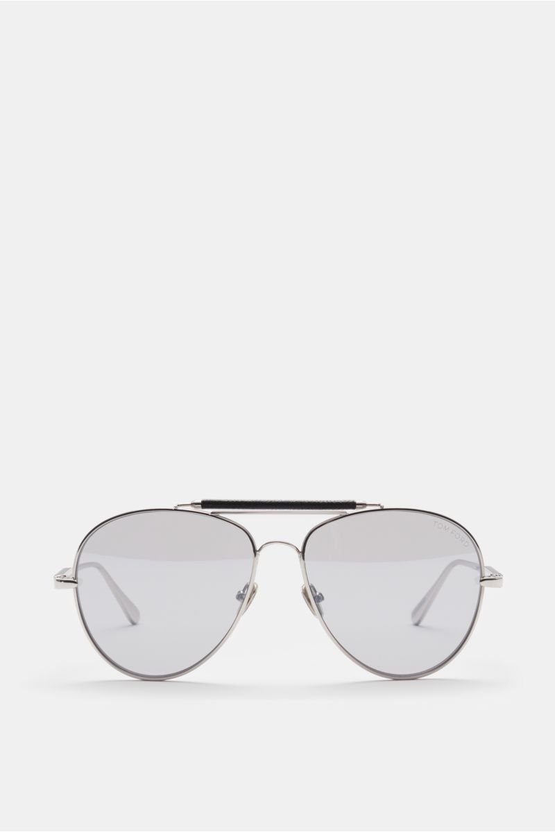 Sonnenbrille 'Tom N.16' silber/hellgrau