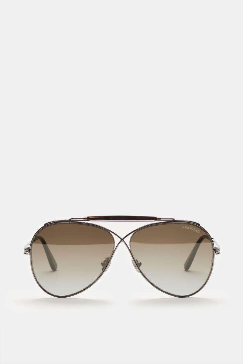 Sonnenbrille 'Holden' silber/braun