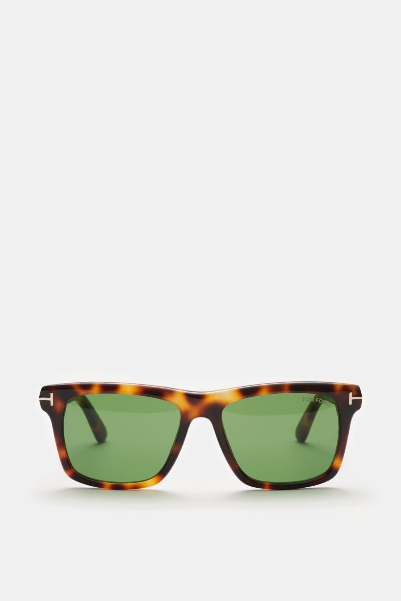 Sonnenbrille 'Buckley' dunkelbraun gemustert/grün