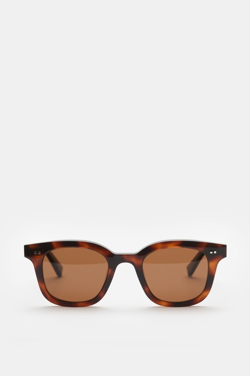 Sunglasses '02' dark brown patterned/brown