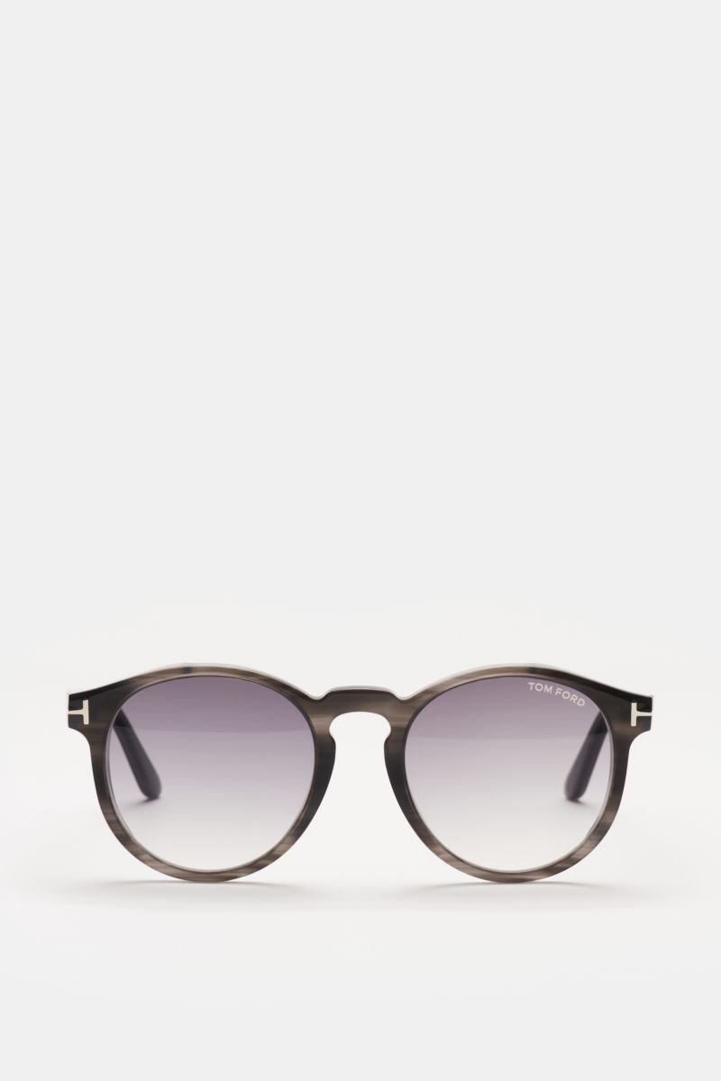 Sunglasses 'Ian' dark grey patterned
