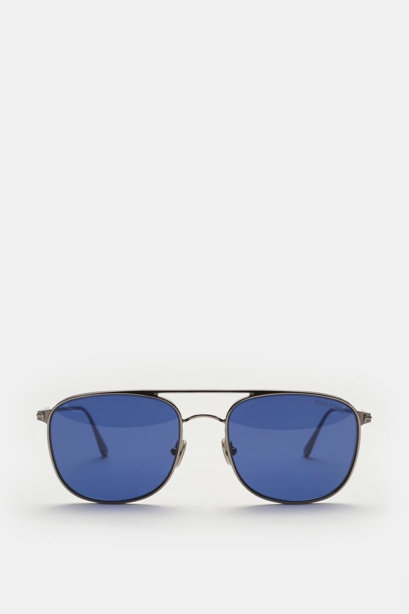 Sonnenbrille 'Jake' silber/dunkelblau