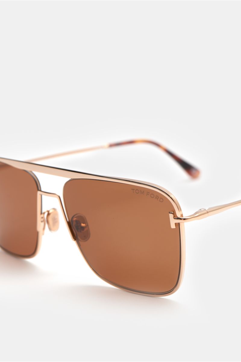 Tom Ford Sunglasses 'Nolan' gold/brown