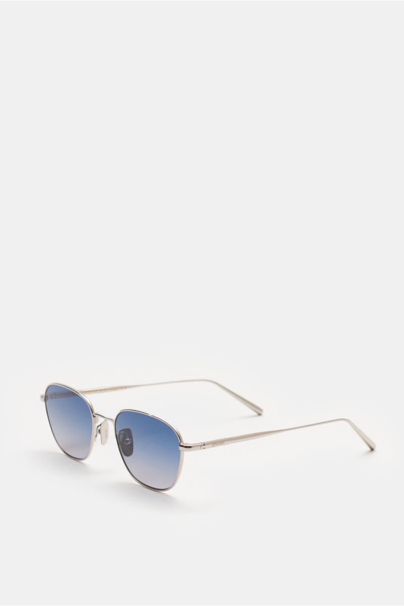 Chimi Sunglasses 'Polygon' silver/smoky blue/grey