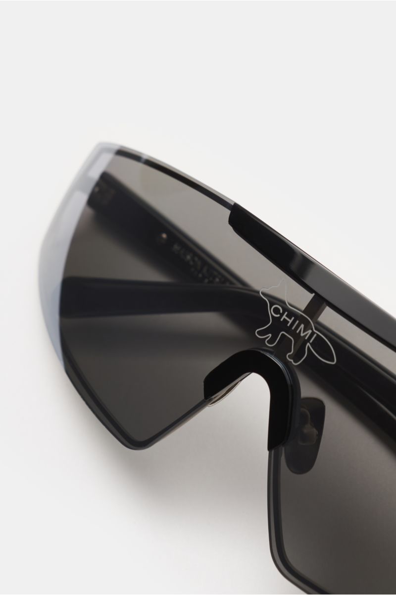Chimi Sunglasses 'Shield Black Kitsuné' black/grey