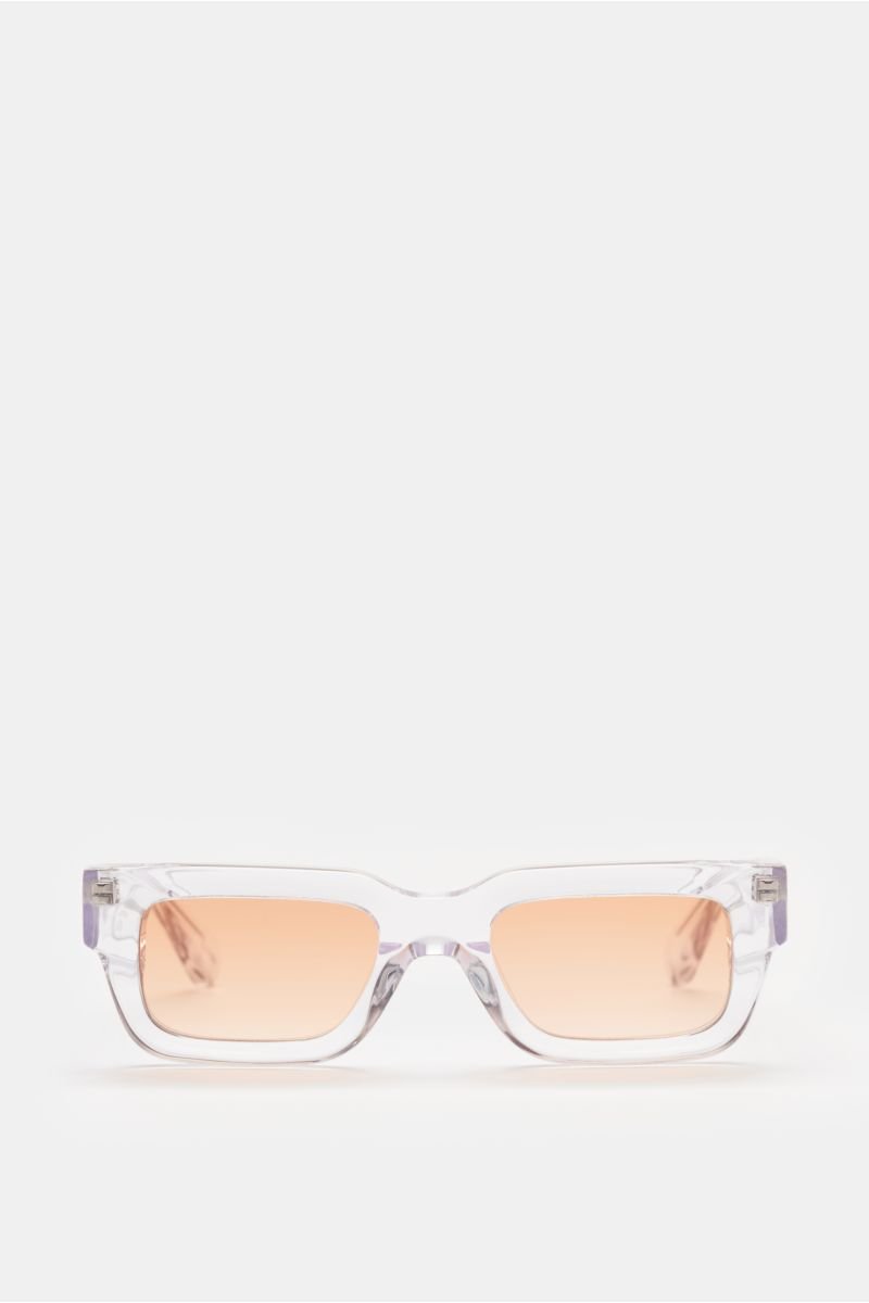 Sunglasses 'Square Kitsuné' transparent/orange