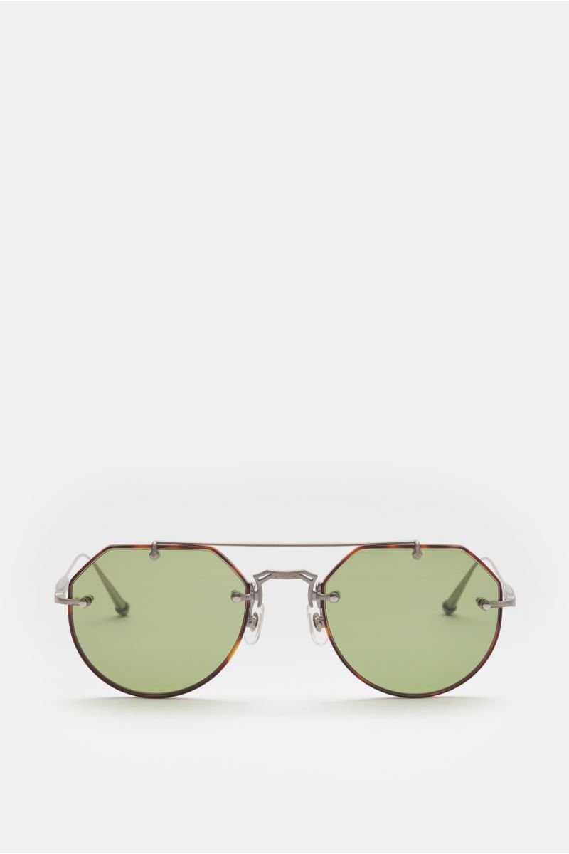 Sonnenbrille 'M3121' antiksilber/braun/grün