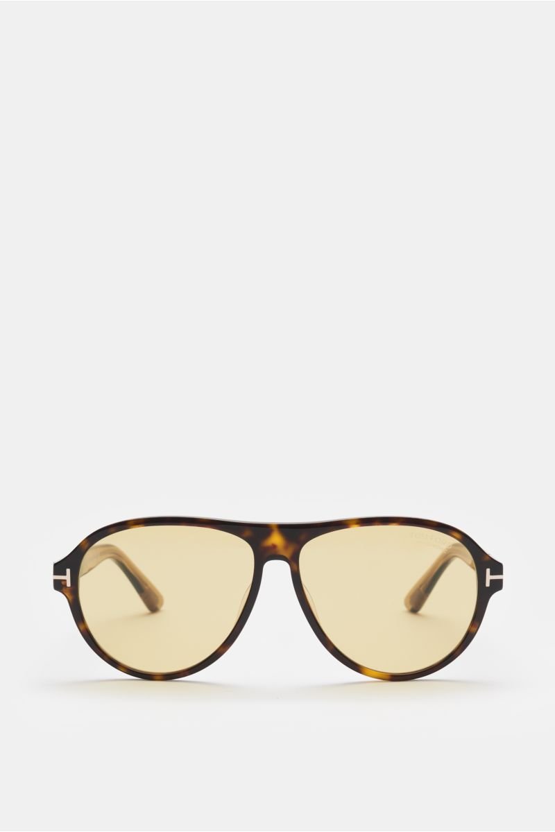 Photochromic sunglasses 'Quinzy' brown patterned/yellow