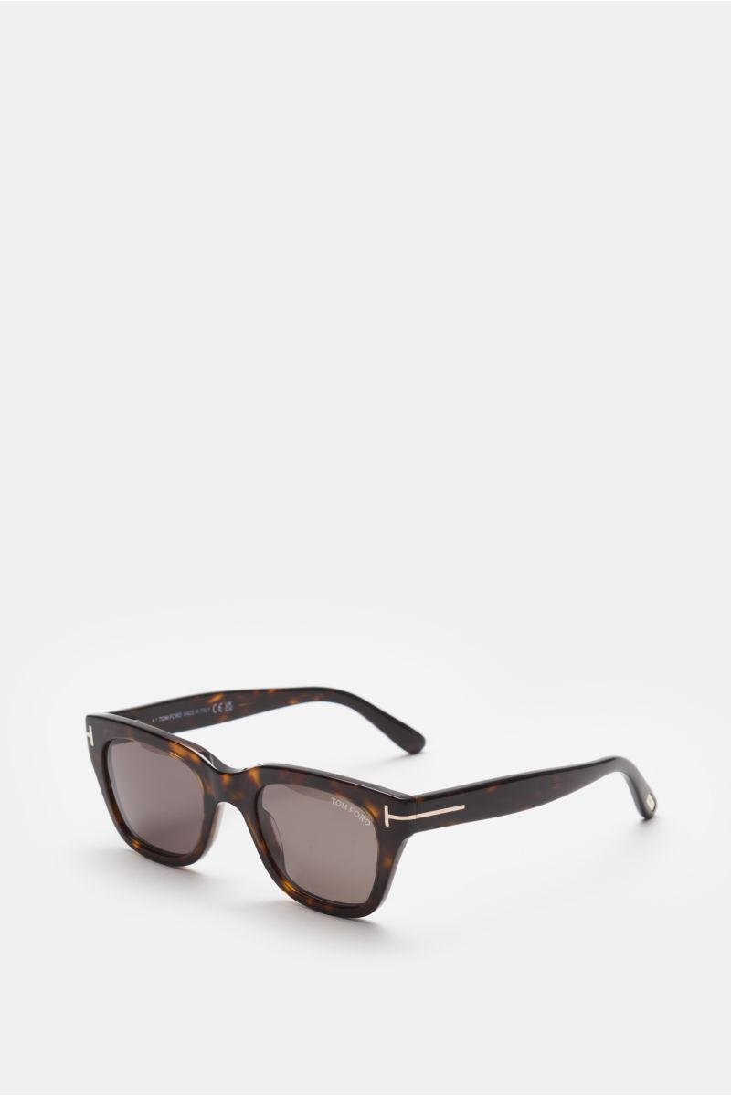 Tom Ford Sonnenbrille 'Snowdon' dunkelbraun gemustert/dunkelgrün
