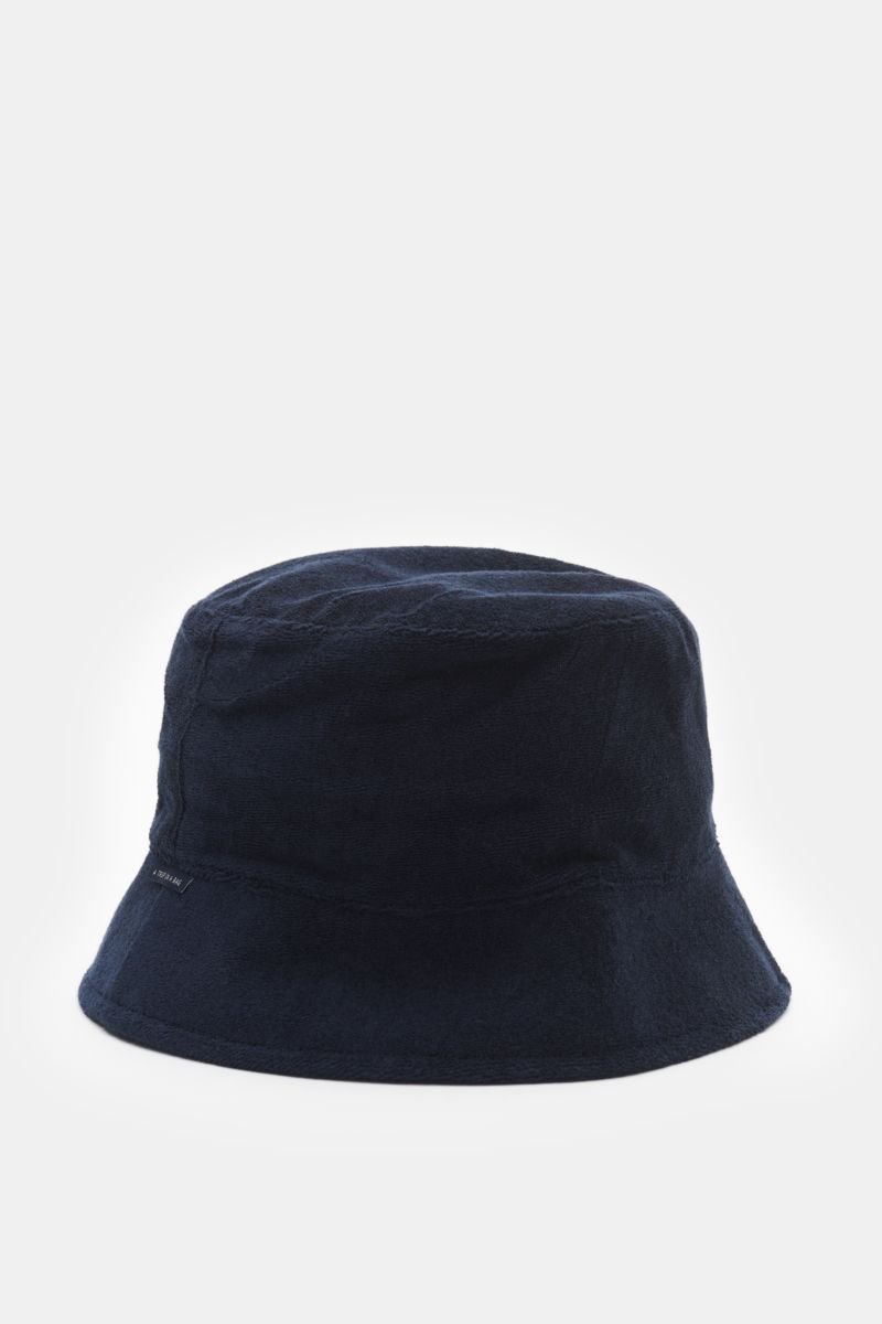 Frottee Bucket Hat 'Terry Hat' navy