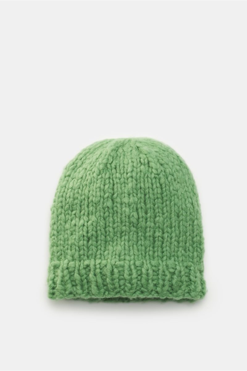 Cashmere Mütze hellgrün