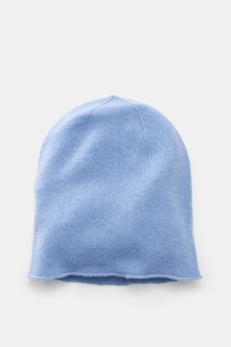 Cashmere Mütze hellblau