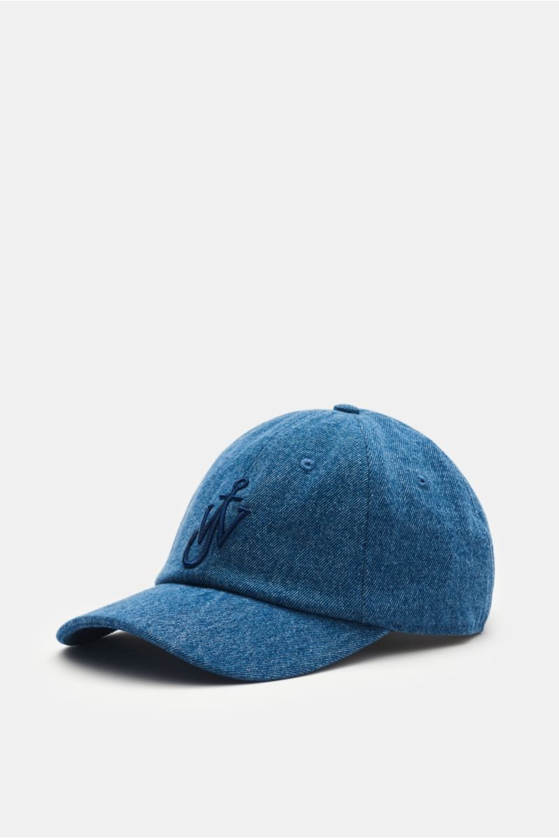 Denim-Baseball-Cap blau