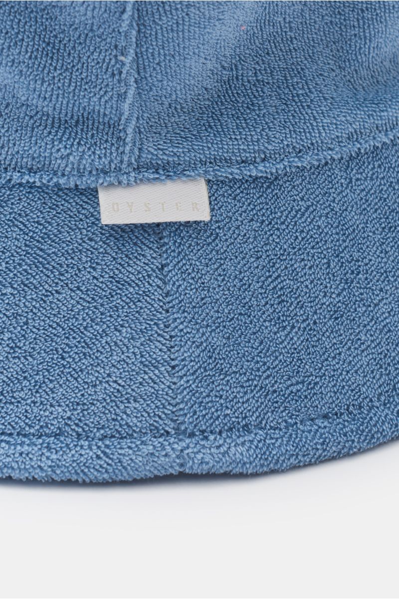 04651/ A trip in a bag Frottee Bucket Hat 'Terry Hat' rauchblau