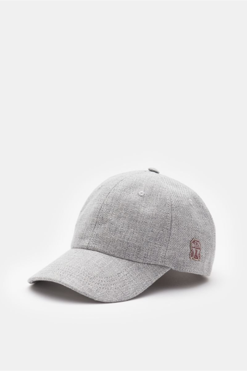 Baseball cap grey/off-white patterned