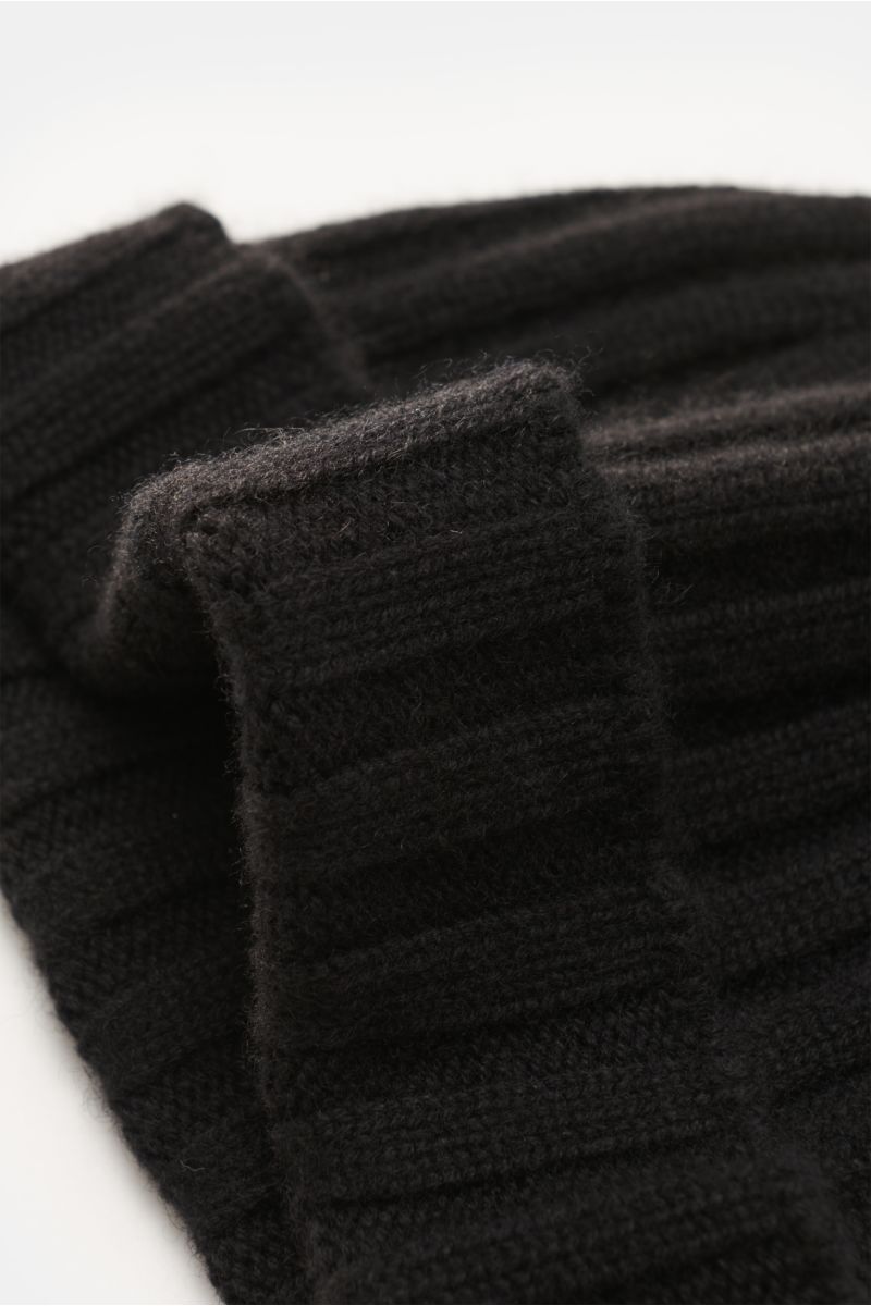 Filippo de Laurentiis Cashmere Mütze schwarz