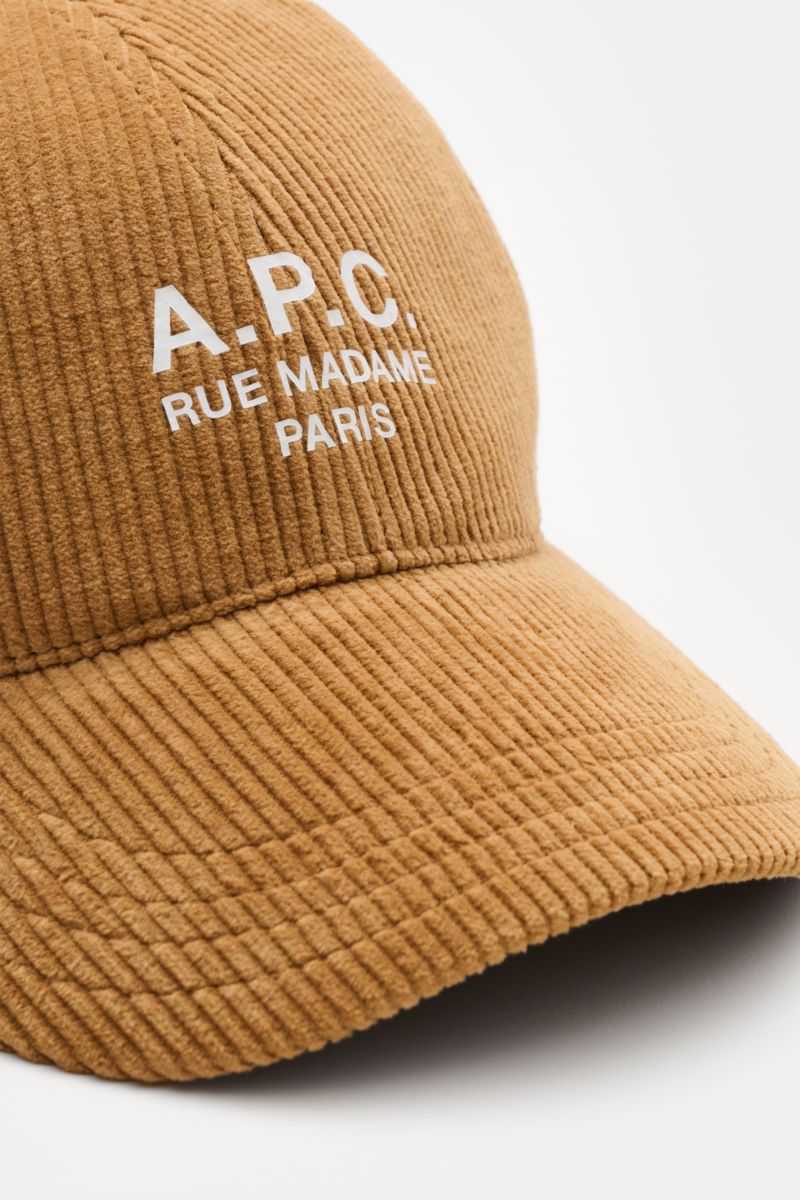 A.P.C. Baseball-Cap 'Charlie Rue Madame' camel