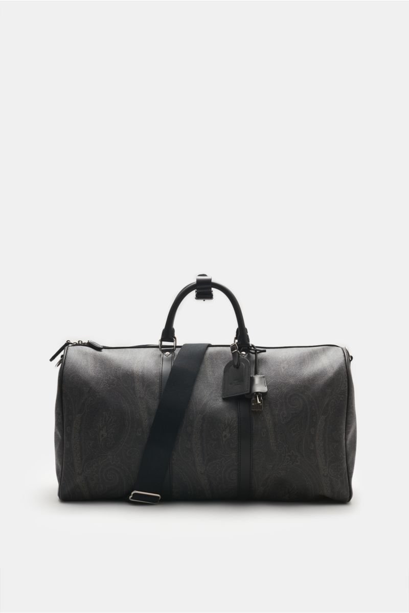 Reisetasche schwarz gemustert (Größe XL)